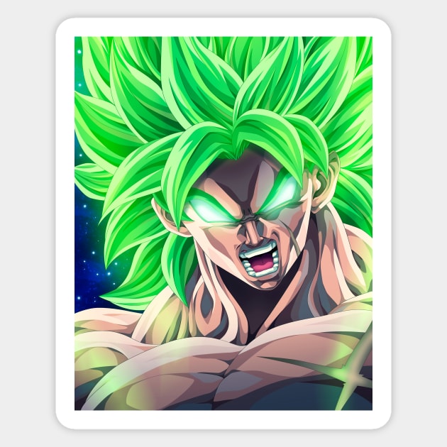 Broly Sticker by uchiha-itasuke